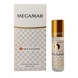 Concentrated Essential Oil MEGAMAR, Aksa Esans (Турецкие роликовые масляные духи МЕГАМАР, Акса Эсанс), 6 мл.