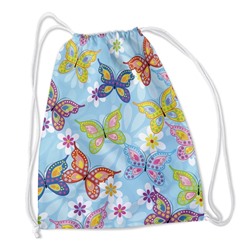 Сумка-рюкзак Яркие бабочки 1