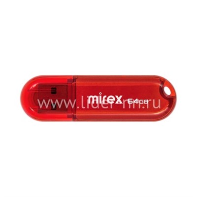 USB Flash  64GB Mirex CANDY RED