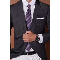Галстук классический галстук мужской галстук в полоску в деловом стиле "Деловой роман" SIGNATURE #783940