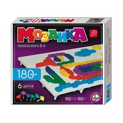 Детская мозаика пластмассовая (120 элементов)