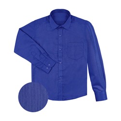 Синяя рубашка для мальчика 68137-ПМ18
