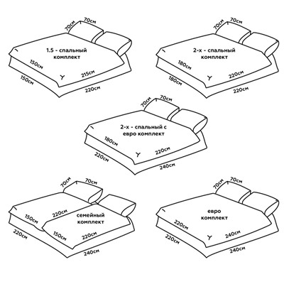 Комплект постельного белья Классик