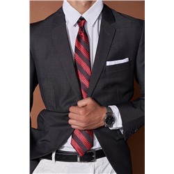 Галстук классический галстук мужской галстук в полоску в деловом стиле "Деловой роман" SIGNATURE #779886