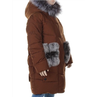 849 Куртка зимняя для девочки MALIYANA размер 9 - рост 134 см