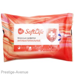 SoftLife салфетки влажные антибактериальные 20 шт