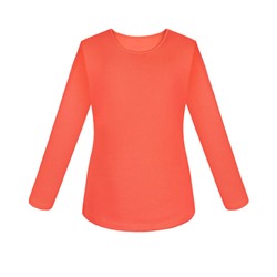 Оранжевая блузка для девочки 8084-ДО17