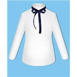 Белая школьная водолазка (блузка) для девочки 84691-ДШ22