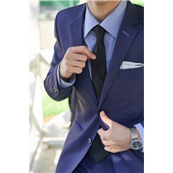 Галстук классический галстук мужской галстук черный в деловом стиле "Идеальный бойфренд" SIGNATURE #783980