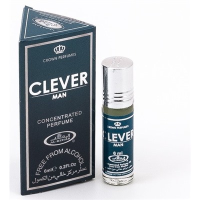 Al-Rehab Concentrated Perfume CLEVER MAN (Мужские масляные арабские духи УМНЫЙ МУЖЧИНА, Аль-Рехаб), 6 мл.
