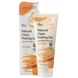 EKEL Пилинг-скатка с экстр.коричн.риса  Natural Clean Peeling Gel Rice Bran 180мл