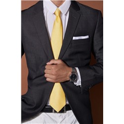 Галстук классический галстук мужской в рубчик галстук однотонный в деловом стиле "Дуэль" SIGNATURE #782331
