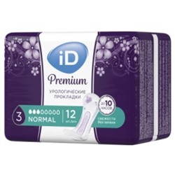 ID Урологические прокладки Light Premium Normal 12шт. 3к. (320мл.)