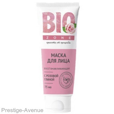 BioZone маска для лица Розовая глина и эфирное масло чайной розы 75мл