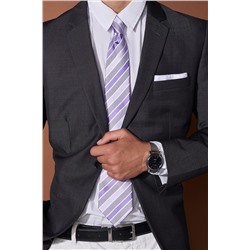 Галстук классический галстук мужской галстук в полоску в деловом стиле "Деловой роман" SIGNATURE #782326