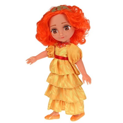 Озвученная кукла Царевны Варя 32см, бальное платье
