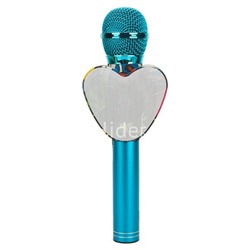 Колонка-микрофон (Q5) Bluetooth/USB/караоке (синяя)