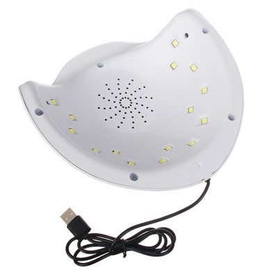Лампа UV/LED для сушки гель-лака 36W, USB, пластик, 19x18,5x8см