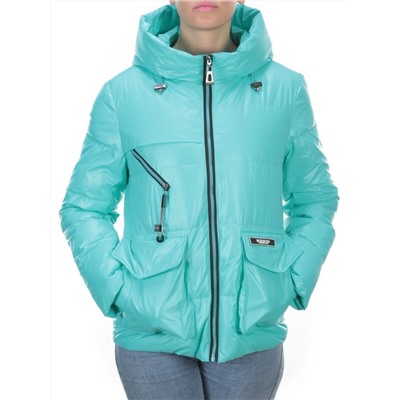 8265 TURQUOISE Куртка демисезонная женская BAOFANI (100 гр. синтепон) размер 42