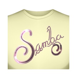 Футболка со стразами "Samba" (Pink)