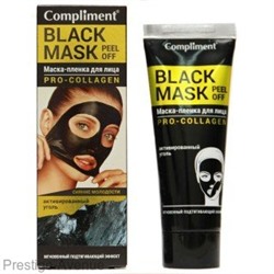Compliment BLACK MASK Peel Off  Маска-пленка для лица сияние молодости 80 мл