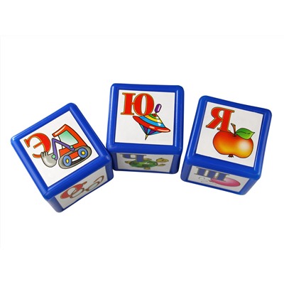 Кубики для малышей «Азбука» 12 штук
