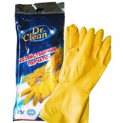 Перчатки резиновые Доктор Клин размер M (желтые) АКЦИЯ! СКИДКА 20%
