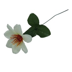 Цветок искусственный Георгин 37см  Белый  YL-34-1 (вып.по 10шт)