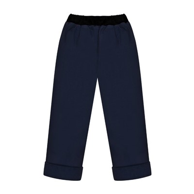 Синие утеплённые брюки для мальчика 75727-МО18