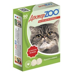 Доктор ЗОО для кошек печень, 90 таблеток 209АГ