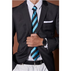 Галстук классический галстук мужской галстук в полоску в деловом стиле "Вопрос чести" SIGNATURE #782320