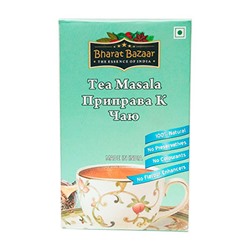 TEA MASALA Bharat Bazaar (Приправа Для Масала Чая, коробка, Бхарат Базар), 50 г.