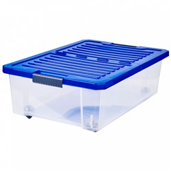 Ящик для хранения Unibox 30 л на роликах BQ2564СНЛЕГО синий лего