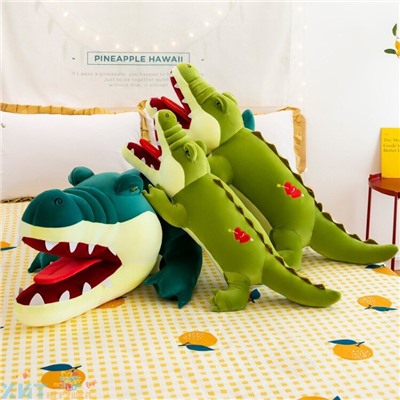 Мягкая игрушка-обнимашка КРОКОДИЛ-2 80 см croc-80, croc-80-green, croc-80-lightgreen