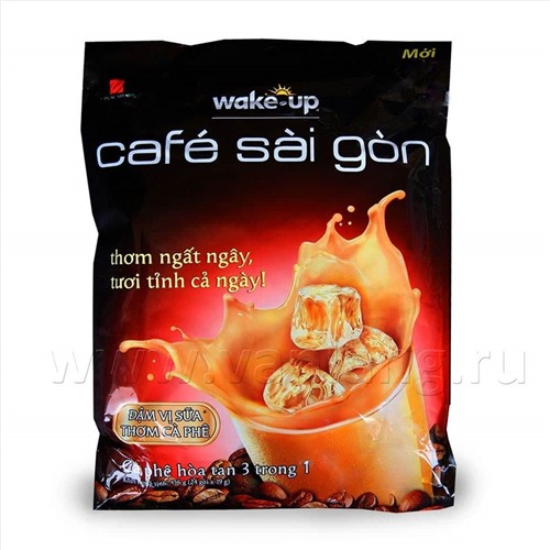 Вьетнамский кофе VinaCafe - WakeUp 3в1, 5 пакетиков (растворимый кофе)