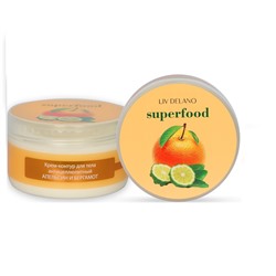 Superfood Крем-контур для тела антицеллюлитный Апельсин и бергамот 240г