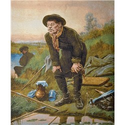 Рыболов Перов В-гобеленовая картина
