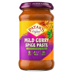 MILD CURRY SPICE PASTE, Patak's (Паста КАРРИ, НЕострая, Патакс), 283 г.