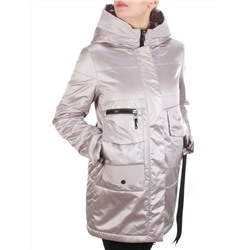 E06 BEIGE Куртка демисезонная женская (100 гр. синтепон) HOLDLUCK размер 46