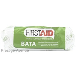 Вата медицинская FirstAid 250 г