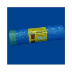 Мешки для мусора 35л 20шт (55*60см) ПНД EXTRA c завязками (30) синие