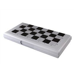 Шахматы в серой пластиковой коробке (малые)
