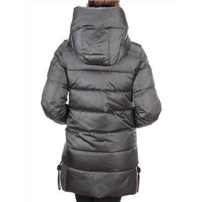 D6816 DARK GRAY Куртка зимняя женская  KARERSITER (200 гр. холлофайбера) размеры 42-44-46-48-50