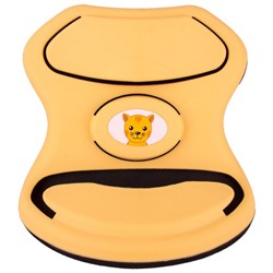Адаптер ремня безопасности детский SKYWAY пластик желтый с котенком