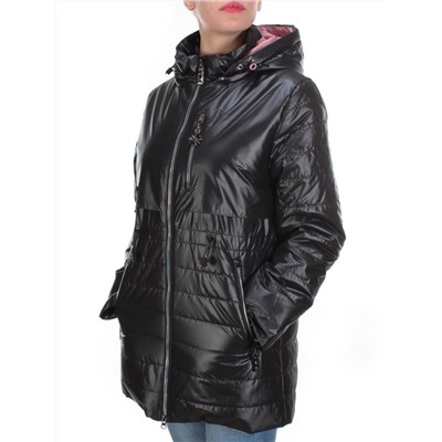 8250 BLACK Куртка демисезонная женская BAOFANI (100 гр. синтепон) размер 50