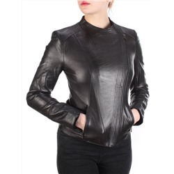 355 BLACK Куртка кожаная женская размер M - 44 российский