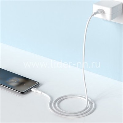 USB кабель для USB Type-C 1.0м HOCO X33 (белый) 5.0A