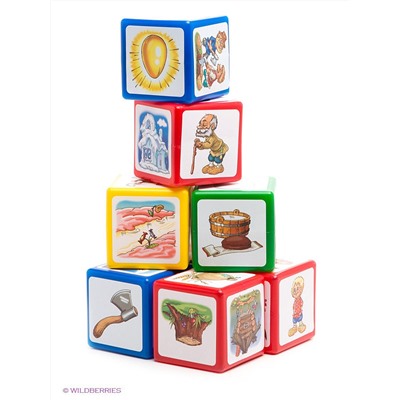 Развивающие кубики для детей «Расскажи сказку»