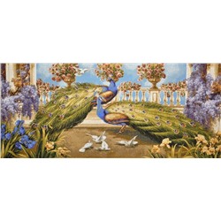 Павлины и голуби евро-гобеленовая картина