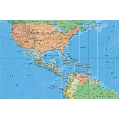 Настенная политическая карта мира с инфографикой (26 млн) 160х120см.